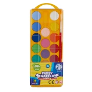 ASTRA Farby akwarelowe 18 kolorów, śr. 23,5 cm