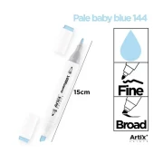 Chromax Marker z podwójną końcówką 51 Pale Baby Blue