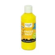 CREALL Fingerpaint farba do malowania palcami  250ml - ZÓŁTA- bez konserwantów