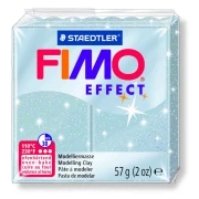FIMO Effect 57 g - srebrny brokatowy
