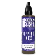 Green Stuff World Dipping Ink 60ml SKELETON BROWN