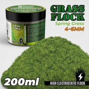 Green Stuff World Grass Flock Spring Grass 4-6mm