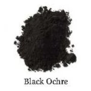 Natural Earth Paint - Oil Pigment - Black Ochra 80g