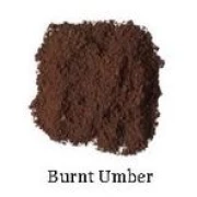 Natural Earth Paint - Oil Pigment - Burnt Umber 80g