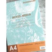 Potentate mixed media pad A4, 200gm, 20 arkuszy