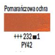 TALENS REMBRANDT 40ML 232 - ORANGE OCHRE - farba olejna